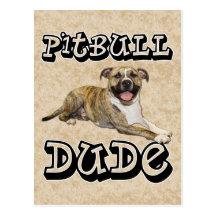PitBull TYP - Tigger Postkarte