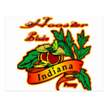 Pivoine de l'Indiana Hoosier Carte Postale