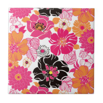 PixDezines Alegre Retro Blumen, DIY Hintergrund