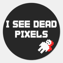 Pixels morts de Sarah Marshall Adhésif