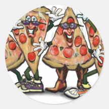 Pizza-Party Sticker
