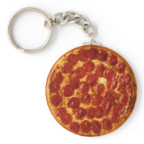 Pizza-Pepperoni Keychain