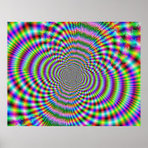 Plakat der Fraktal-optischen Illusions-2