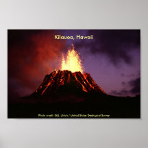 Plakat/Kilauea, Hawaii