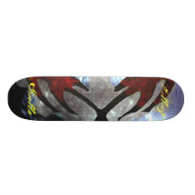Planche à roulettes de crête