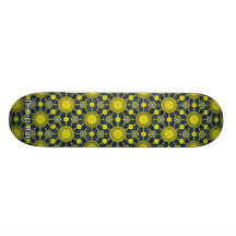Planche à roulettes de rangée de mandala de figuie