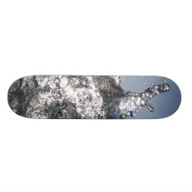 Planche à roulettes d'éclaboussure