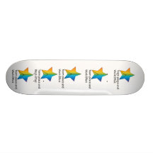 Planche à roulettes d'effort d'équipe, de paix et 