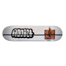 planche à roulettes grunge verrouillée urbaine