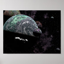 Planeten-Scan V Plakatdrucke