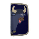 Planificateur amical mignon de Taureau de bande de pochettes folios