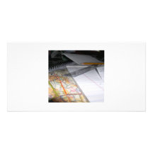 Planification des vacances cartes avec photo
