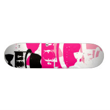 Plattform - Dame Skater Personalisierte Skateboards