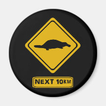 platypus Verkehrsschild Magnete