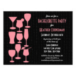 Pleuvoir l'invitation de partie de Bachelorette de