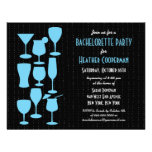 Pleuvoir l'invitation de partie de Bachelorette de
