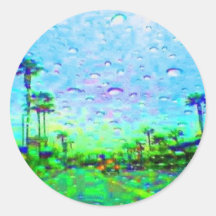 Pluie sauvage autocollants