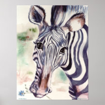 PMACarlson wehmütiges Zebra-Plakat