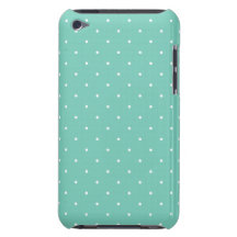 Point de polka de turquoise de style d'années '50 coques iPod touch 