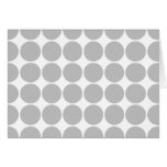 Pois accessoire chic Girly d'argent de festin de p Carte De Vœux