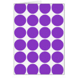 Pois accessoire chic Girly de violette de festin d Cartes De Vœux