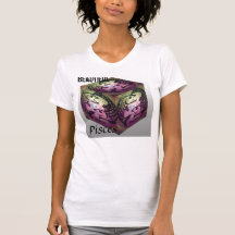 Poissons, belle pièce en t de zodiaque t-shirt