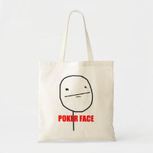 Poker-Gesicht - Taschen-Tasche