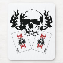 Poker-Schädel Mousepad