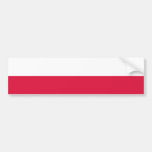 Polen Fahne/Flagge Autoaufkleber
