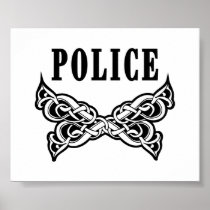 Polizei tätowiert Plakat