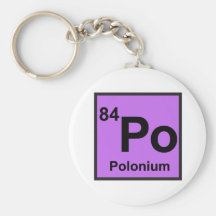 Polonium Keychain Schlüsselbänder