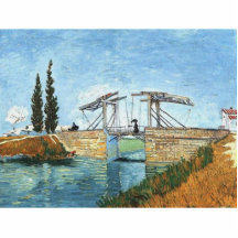 Pont de Langlois chez Arles par Vincent van Gogh Découpage En Acrylique
