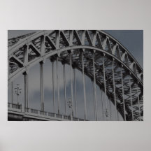 Pont de Newcastle Tyne Affiches