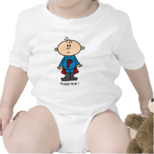 Pooperman Baby Strampler