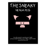 Porc sournois de Ninja Cartes
