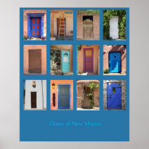 Portes du Nouveau Mexique Poster
