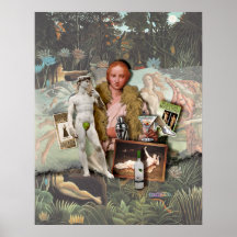 PORTRAIT des affiches SALIES d'une COLOMBE, copies