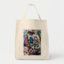 Portrait d'histoire de graffitis sac