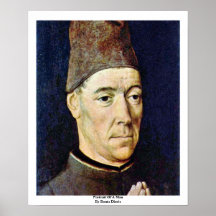 Portrait d'un homme par des accès Dieric Posters