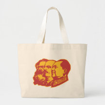 Porträt Marx Lenin Mao Tasche
