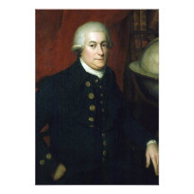 Porträt von Kapitän George Vancouver Personalisierte Einladungskarten