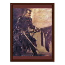 Porträt von Rudolf Rittner als I. "Florian Geyer " Postkarten