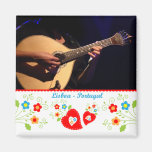 Portugal in den Fotos - die portugiesische Gitarre Kühlschrankmagnet
