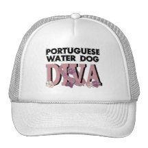 Portugiesische Wasser-Hund-DIVA Baseball Kappen