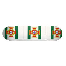 Portugiesischer Kolonien-Gouverneur, Portugal-Flag Bedrucktes Skateboard