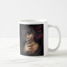 Position sur ma tasse de café grave