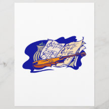 pot toujours bleu life.png de musique de violon prospectus en couleur