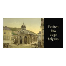 Pouhon, spa, Liège, Belgique Modèle Pour Photocarte