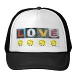 Poulets d'AMOUR (poussins) Casquettes De Camionneur