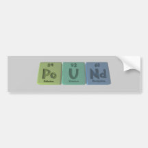 Pound-Po-U-Nd-Polonium-Uranium-Neodymium.png Autoaufkleber
